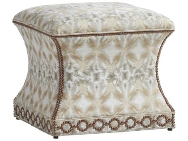 Lexington Carlyle Gray Upholstered Ottoman LX0118442541