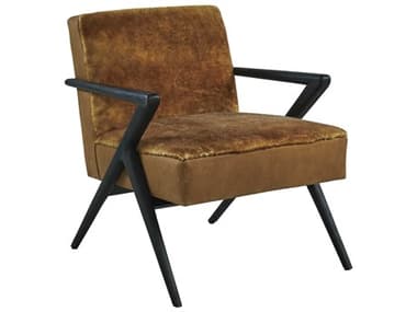 Lexington Zanzibar 27" Brown Leather Accent Chair LX01194811AALL40