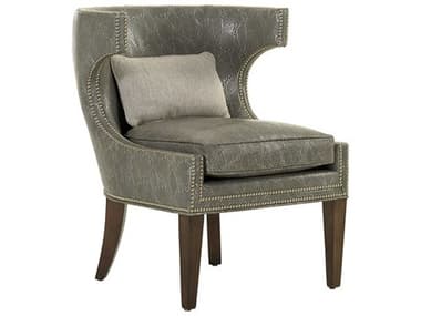 Lexington Macarthur Park 29" Gray Leather Accent Chair LX01711011LL40