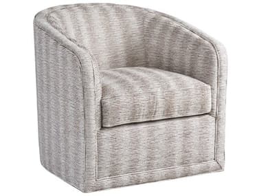 Lexington Zanzibar Swivel 31&quot; Gray Fabric Accent Chair LX01727711SW41