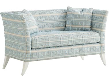 Lexington Avondale 60" Sanibel Blue Fabric Upholstered Loveseat LX01729123AA40