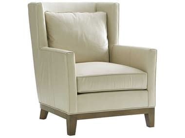 Lexington Shadow Play 30" White Leather Accent Chair LX01786111LL40