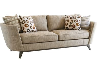 Lexington Zanzibar 90" Marlena Beige Fabric Upholstered Sofa LX0179283341