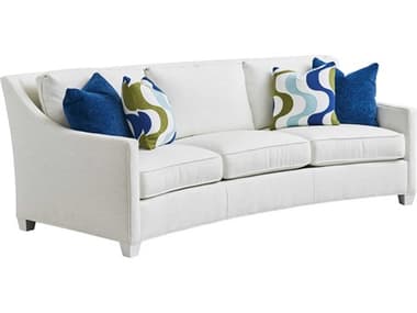 Lexington Ariana 98" Sanibel White Fabric Upholstered Sofa LX0179313342