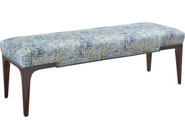 Lexington Rendezvous Savile Bexley Blue Upholstered Accent Bench LX15432560