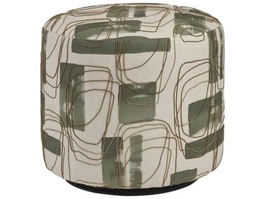 Lexington La Costa Three Arch Green Upholstered Ottoman LX545344SW60