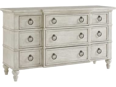 Lexington Oyster Bay 68" Wide 9-Drawers White Solid Wood Dresser LX714233