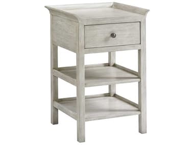 Lexington Oyster Bay 19" Wide 1-Drawer White Solid Wood Nightstand LX714622