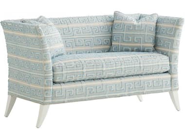 Lexington Avondale 60" Blue Fabric Upholstered Loveseat LX729123AA