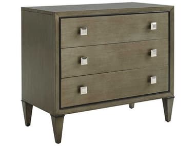 Lexington Ariana " Wide 3-Drawers Brown Solid Wood Nightstand LX732620