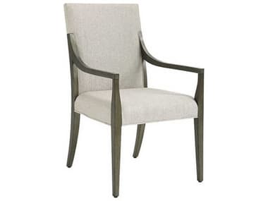 Lexington Gray Fabric Upholstered Arm Dining Chair LX73288101