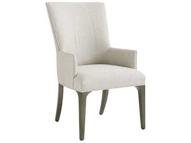 Lexington Gray Fabric Upholstered Arm Dining Chair LX73288301
