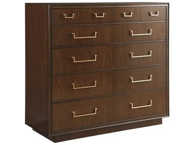Lexington Rendezvous Ascot Brown Walnut Wood Accent Chest LX743329