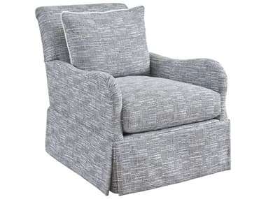 Lexington Rendezvous Palm Frond Swivel Gray Accent Chair  LX776311SW60