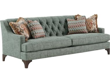 Lexington Silverado 88" Walnut Fabric Upholstered Sofa LX787733