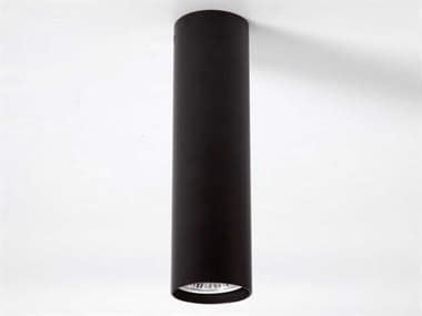 Luxcambra Kea 1-Light Black Cylinder Flush Mount LXB1287