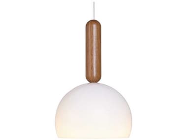 Luxcambra Mad 1-Light White Dome Mini Pendant LXB1418
