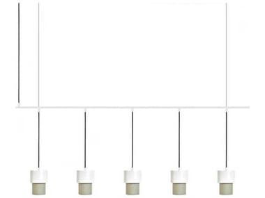 Luxcambra Kan 5-Light White Island Pendant LXB1518
