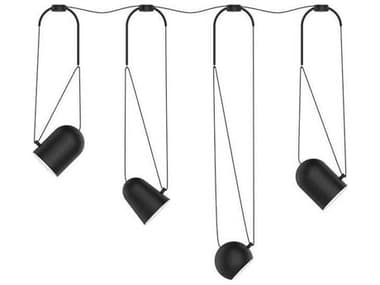 Luxcambra Sirius 4-Light Black Bell Island Pendant LXB1566
