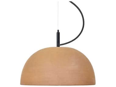 Luxcambra Absis 1-Light Black Brown Dome Mini Pendant LXB1573