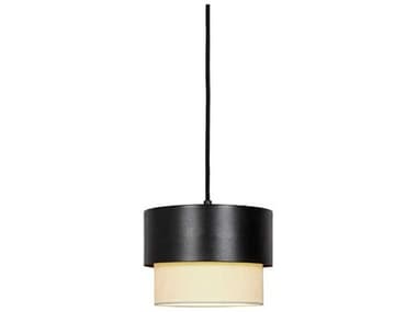 Luxcambra Kan 1-Light Black Drum Mini Pendant LXB1649
