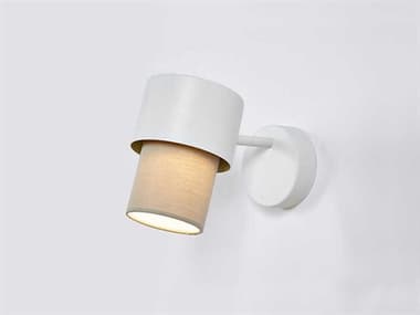 Luxcambra Kan 1-Light White Wall Sconce LXB2377
