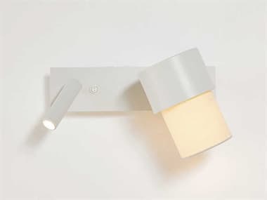 Luxcambra Kan 2-Light White Wall Sconce LXB2694