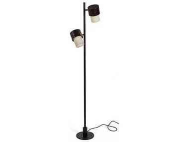 Luxcambra Kan Black Sand Cotton Floor Lamp LXB4170