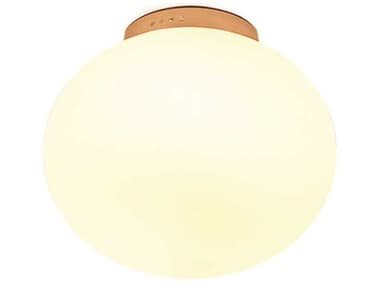 Luxcambra Moon 1-Light Gold Globe Flush Mount LXBMOONC2
