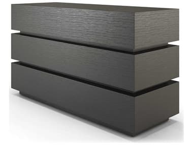 Luxecor Modluxe Davos 3-Drawers Black Ply Wood Dresser LXCBRKDRWEN