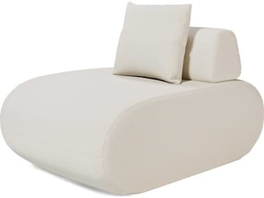 Luxecor Modluxe Ferrara White Modular Chair LXCENDMESVAN