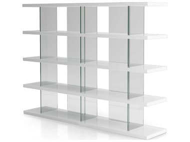 Luxecor Modluxe Otford Glossy White Bookcase LXCMD109WLAQ