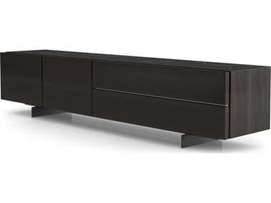 Luxecor Modluxe Inverness 92" Natural Wood Smoked Oak Media Console LXCMD207SMOK