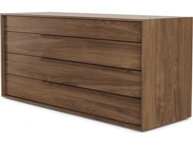 Luxecor Modluxe Harrow 4-Drawers Brown Natural Wood Dresser LXCMD323DRWAL