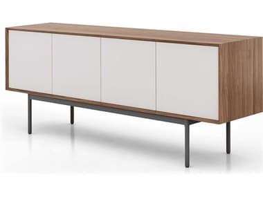 Luxecor Modluxe Calais 87" Natural Wood Walnut Sideboard LXCMD718WAL