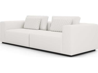 Luxecor Modluxe Siena Wide White Upholstered Sofa LXCMD822SET012PCCHK