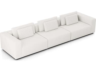 Luxecor Modluxe Siena White Upholstered Sectional Sofa LXCMD822SET023PCCHK