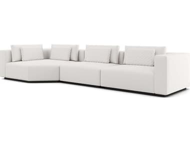 Luxecor Modluxe Siena White Upholstered Sectional Right Facing Sofa LXCMD822SET25A3PCCHK