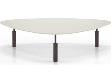 Luxecor Modluxe Livingston Wood Top In Matte Almond Coffee Table LXCMEC10064