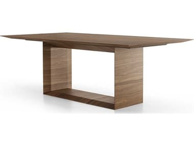 Luxecor Modluxe Broxburn Rectangular Wood Walnut Dining Table LXCMEJ10003