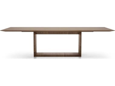 Luxecor Modluxe Broxburn Rectangular Wood Walnut Dining Table LXCMEJ10004