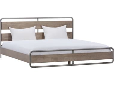 Luxecor Atelier Natural Oak Wood Queen Platform Bed LXCMI015024015