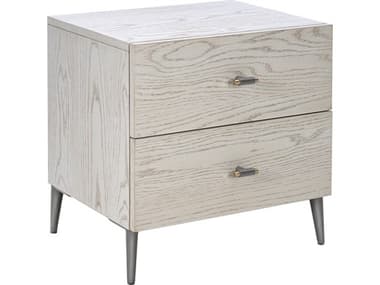 Luxecor Atelier 2-Drawers White Oak Wood Nightstand LXCMI01503301