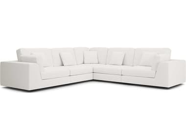 Luxecor Modluxe Vera White Upholstered Sectional Sofa LXCMODPERSET013PCCHK