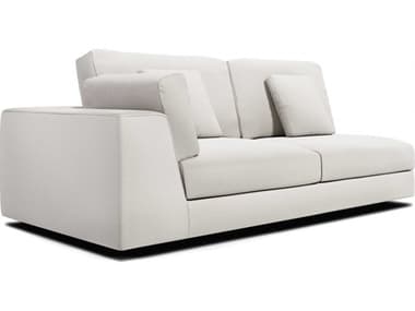 Luxecor Modluxe Vera Seat And Back In Chalk Fabric White Upholstered Modular LXCSOFPERLCHK