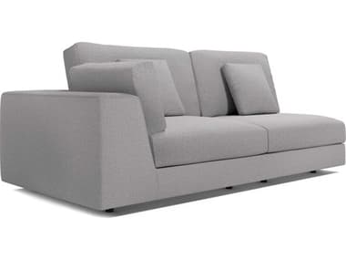 Luxecor Modluxe Vera Seat And Back In Gris Fabric Gray Upholstered Modular LXCSOFPERLGRS