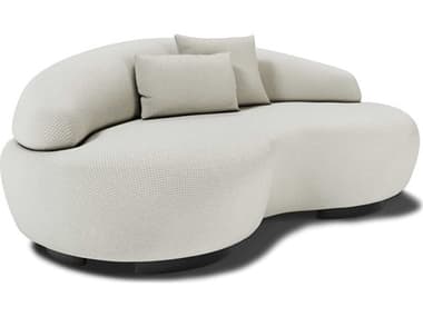 Luxecor Modluxe Curitiba Seat And Back Rest In Cream Mesh Upholstered Sofa LXCSOFRIO80CRM