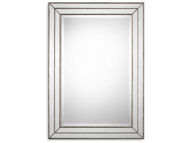 Luxecor Illumination Metallic Silver Rectangular Wall Mirror LXCW00404