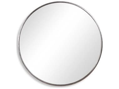 Luxecor Illumination Antique Silver Round Wall Mirror LXCW00437