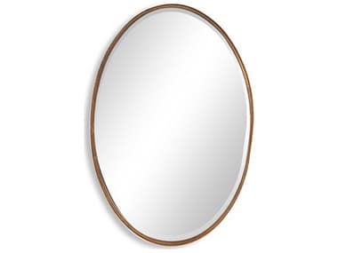 Luxecor Illumination Gold Leaf Oval Wall Mirror LXCW00450